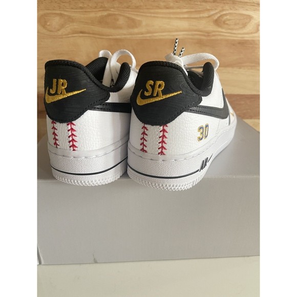 NEW Sz 5.5Y / 7 Women AIR FORCE 1 '07 LV8 Ken Griffey Jr./Sr DJ5195-100 FASTSHIP - Picture 2 of 6